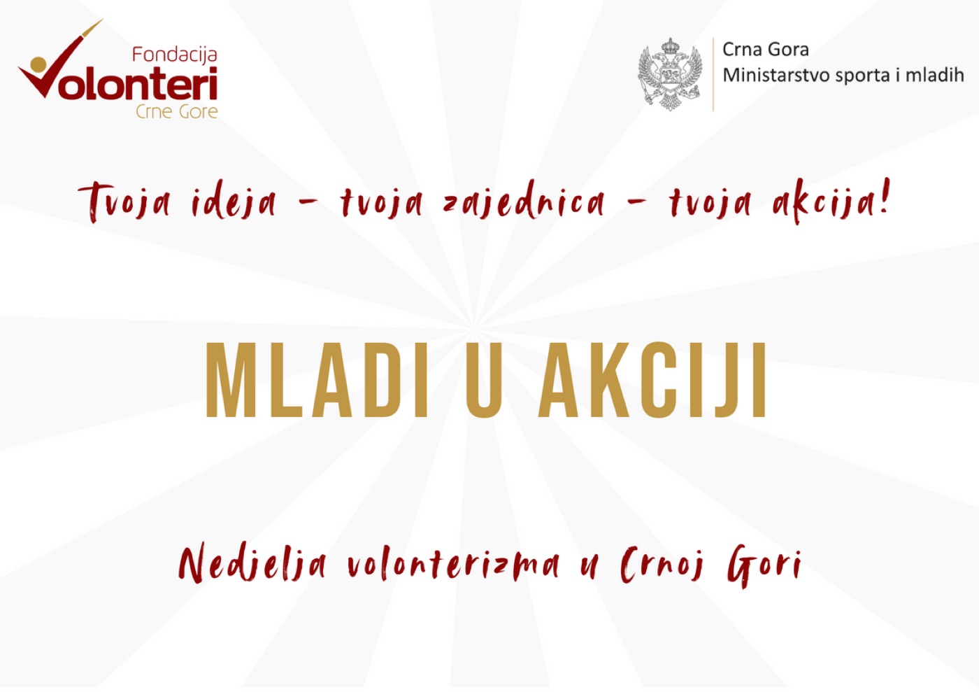 Mladi u akciji: Nedjelja volonterizma u Crnoj Gori